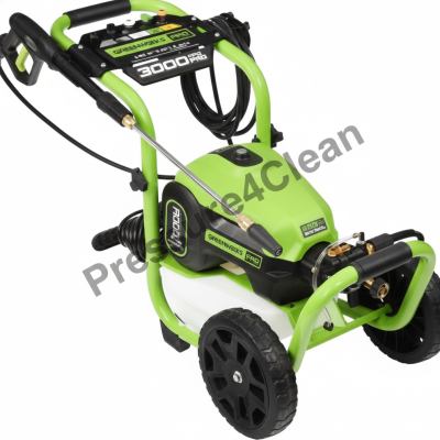Greenworks 3000 PSI Electric Pressure Washer Bundle